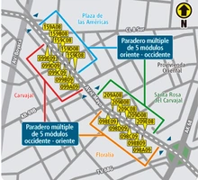 paraderos-m&uacute;ltiples reorganizados