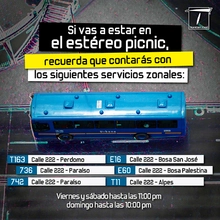 Bus del SITP Estacionado