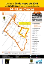 Ajuste ruta 14-1 Las Cruces