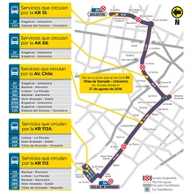 Suspensi&oacute;n ruta 54