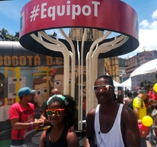 Caminata de la solidaridad 2018 stand