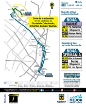 ruta N04 novedad