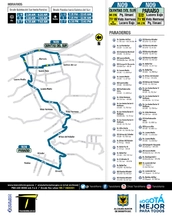 MAPA DEL RECORRIDO DE LA RUTA N09