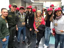 Participantes en listos para crear soluciones de seguridad y cultura