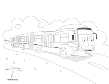 Colorea el TransMilenio