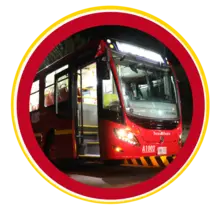 Buses nuevos de TransMilenio a gas natural