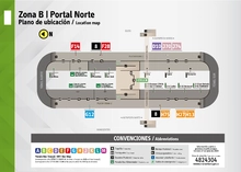 Plano del portal el norte organizaci&oacute;n de servicios