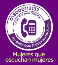 mujeres-escuchan-mujeres, Linea purpura