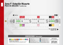 Plano de estaci&oacute;n de Ricaurte