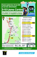 Cambios ruta usme-centro septiembre 2019