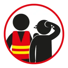 Preguntar al personal en caso de emergencia para seguir las indicaciones