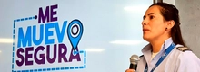 inicio de la campa&ntilde;a de la secretaria de la mujer me muevo segura