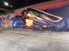 Tunel de la estación museo Nacional