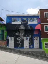  Casas de Ciudad-Bolívar con murales