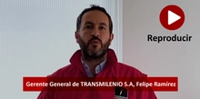 Portada de anuncio del gerente general de TransMilenio Felipe Ram&iacute;rez