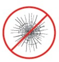 No romper los vidrios