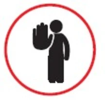 No ingrese a los cuartos operacionales