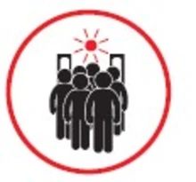 La alarma indica exceso de peso