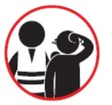 Mantenga la calma y siga las instrucciones