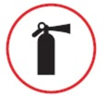 Use los extintores en caso de ser necesario