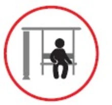 Haga uso adecuado de los paraderos