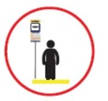 Por su seguridad ub&iacute;quese detr&aacute;s de la linea amarilla