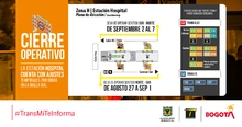 Cierre estaci&oacute;n hospital en agosto
