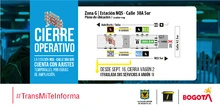 Cierre operativo estacion NQS- Calle 38A sur