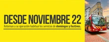 Banner operaci&oacute;n habitual los servicios de domingos y festivos