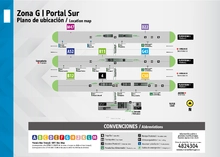 Plano de estaci&oacute;n-Portal del Sur (marzo - 2020)