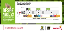 Estaci&oacute;n Calle 146 cuenta con ajustes temporales