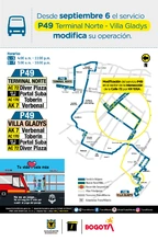 Servicio P29 Terminal Norte - Vila Gladys modifica su operaci&oacute;n