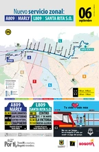 Nueva ruta zonal conecta Marly con Santa Rita Sur Oriental
