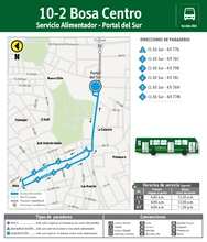 Servicio alimentador 10-2 Bosa Centro tendr&aacute; una modificaci&oacute;n