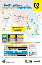  K311 Puente Grande - G311 Bosa San Jos&eacute;