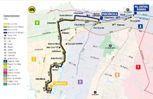 Recorrido C134 Tibabuyes - A134 Porci&uacute;ncula  