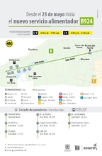 Nuevo servicio B924 Guaymaral