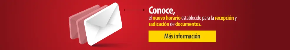 Notificaci&oacute;n de nuevo horario de recepci&oacute;n de documentos 2022 en TRANSMILENIO