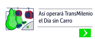 As&iacute; operar&aacute; el Sistema TransMilenio el D&iacute;a sin Carro-anuncio