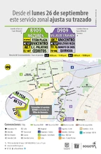 Novedades operacionales del a ruta B909-D909