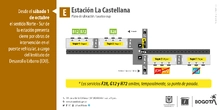 Plano de estaci&oacute;n de Castellana