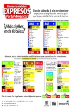 Cambios operacionales 5 Nov de 2022