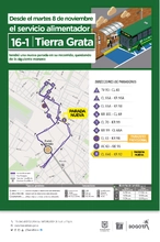 Nueva parada ruta 16-1