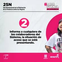 Paso 2 para denunciar indiferencias contra las mujeres