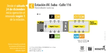 Inicia operaci&oacute;n el nuevo vag&oacute;n de la estaci&oacute;n Avenida Suba - Calle 116