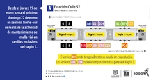 Estaci&oacute;n Calle 57 tendr&aacute; ajuste operacional