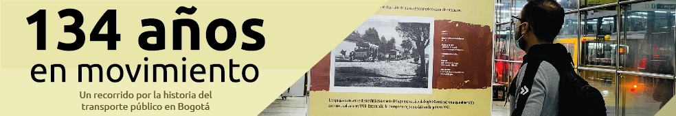 Banners 134 a&ntilde;os trasporte publico escritorio