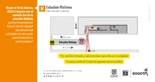 Estaci&oacute;n Molinos tendr&aacute; cierre temporal del ingreso por el costado sur