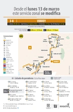Servicio zona 3-8 Virrey modifica su operaci&oacute;n