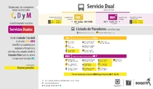 Ajustes operacionales en 3 servicios duales